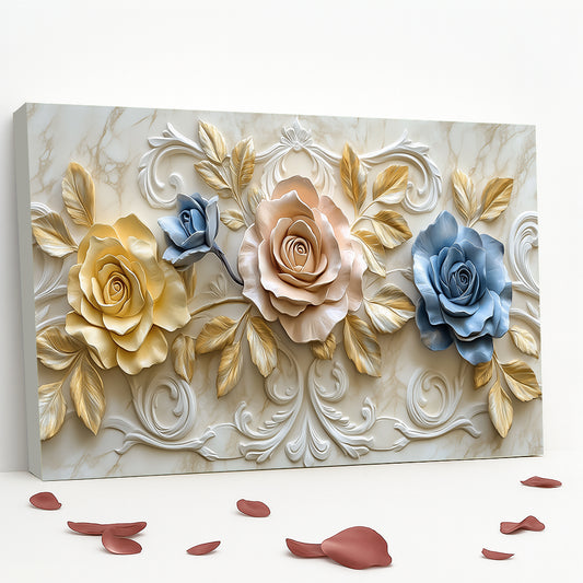 Tableau décoratif florale  -Émerveillement-