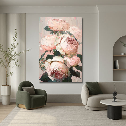 Tableau décoratif florale - Peonies - "Fascination"