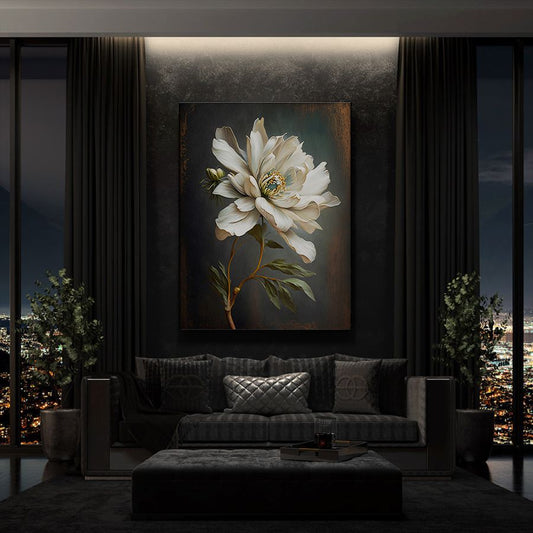 Tableau décoratif florale - Peonies - "Ethereal"