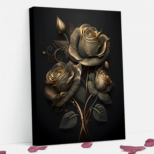 Tableau décoratif florale - Roses - "Charme"