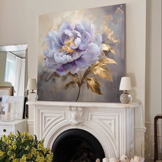 Tableau décoratif florale -Peonies- “Tranquil”