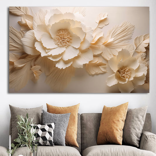 Tableau décoratif florale  -IMAGINAIRE-