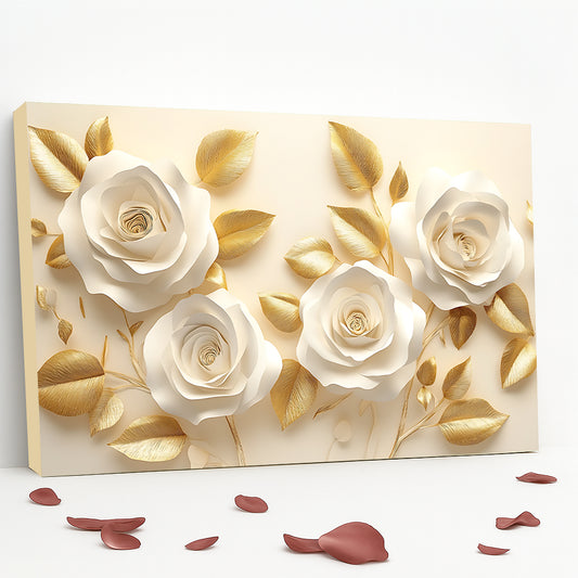 Tableau décoratif florale  - Cadre américain "Émerveillement"