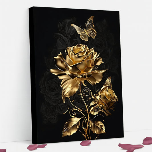 Tableau décoratif florale - Roses - "Harmonie"
