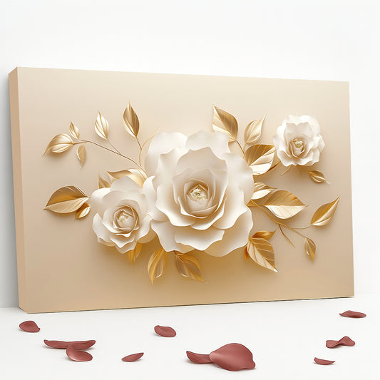 Tableau décoratif florale  - Cadre américain "Harmonie"
