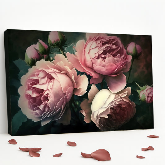 Tableau décoratif florale - Peonies - "Rêve"